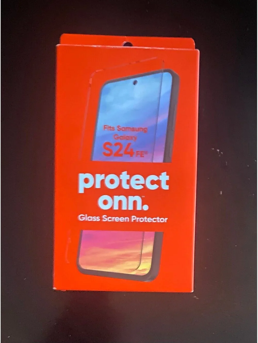 Onn Glass Screen Protector for Samsung Galaxy S24 FE